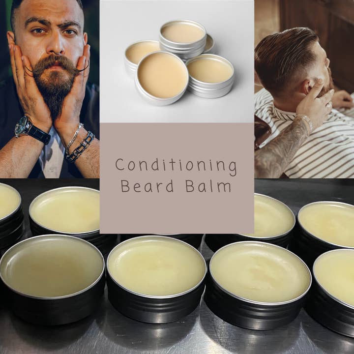 Herbal Love Creations- Luxury Bath and Body - Wholesale Beard Styling Product - Unlabeled Beard Balm Tins - Label and Resell As Your Own