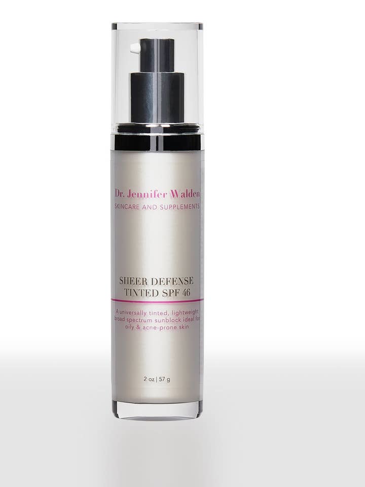 SHEER DEFENSE TINTED SPF 46 for wholesale by Dr. Jennifer Walden Skincare & Supplements