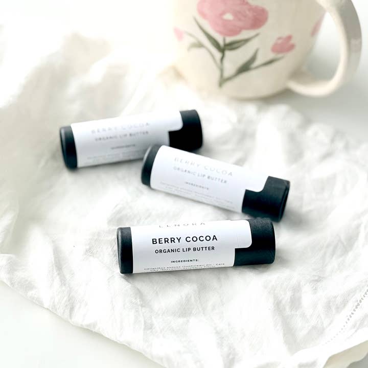 Bio Beeren-Kakao-Lippenbalsam - Valentinstagsartikel für den Großhandel von LENORA Organics