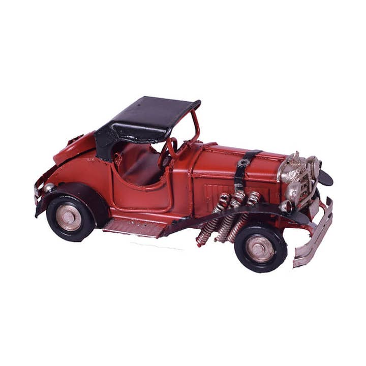 Retro rode antieke auto miniatuur 11cm voor wholesale door giftland