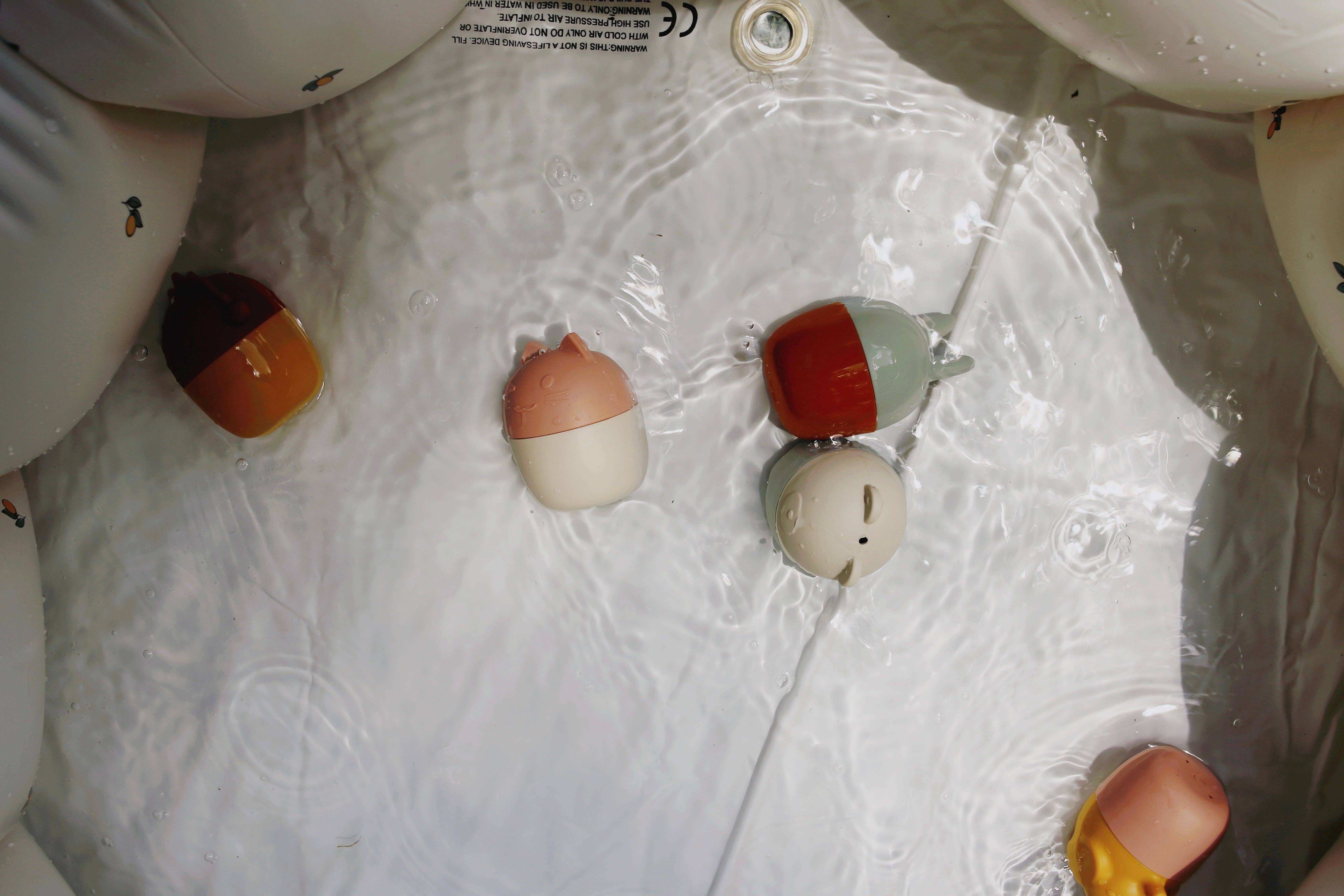 Marlowe & Co - Wholesale Bath Toy - Baby - Animal Mold Free Silicone Bath Toy Set 17