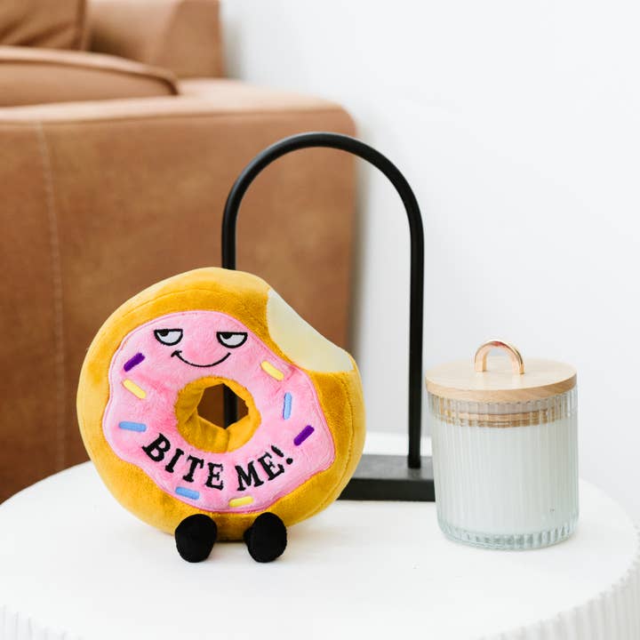 Punchkins - Wholesale Stuffed/Plush Toy - Kids & Baby - Cute Pink Donut Plush Funny White Elephant Gift Toy Stuffed