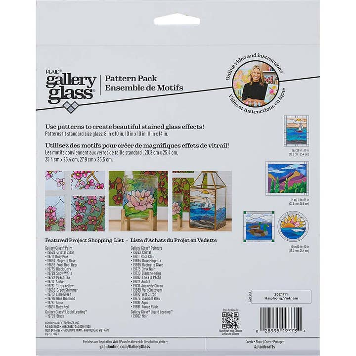 Plaid Crafts - Wholesale Craft Supplies - Gallery Glass ® Pattern Packs - Scenery7