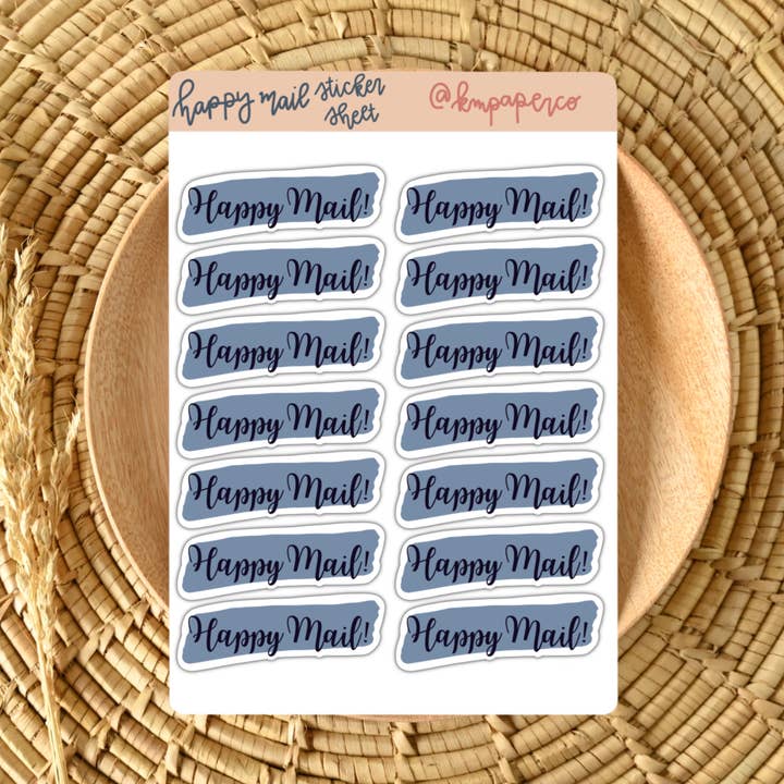 Adhesivos Happy Mail para venta al por mayor de Shop Katherine Marie