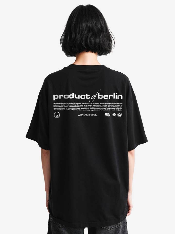 PRODUCT OF BERLIN T-SHIRT - BLACK for wholesale on Faire5