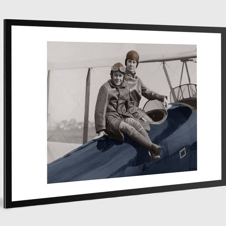 Old color photo airplane n°04 aluminium 70x105cm for wholesale by KELEPOQ