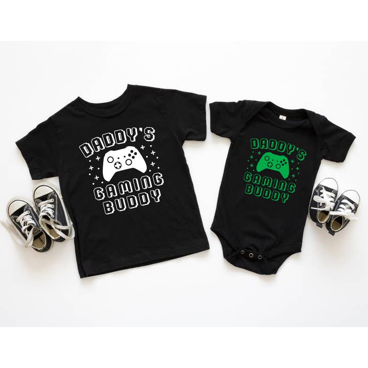 Daddy's Gaming Buddy Tee for wholesale by A & O Co.