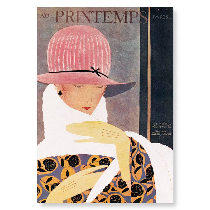 AU PRINTEMPS - REKLAMAFFISCH (1919): Vintage konsttryck för wholesale av Ezen Trade