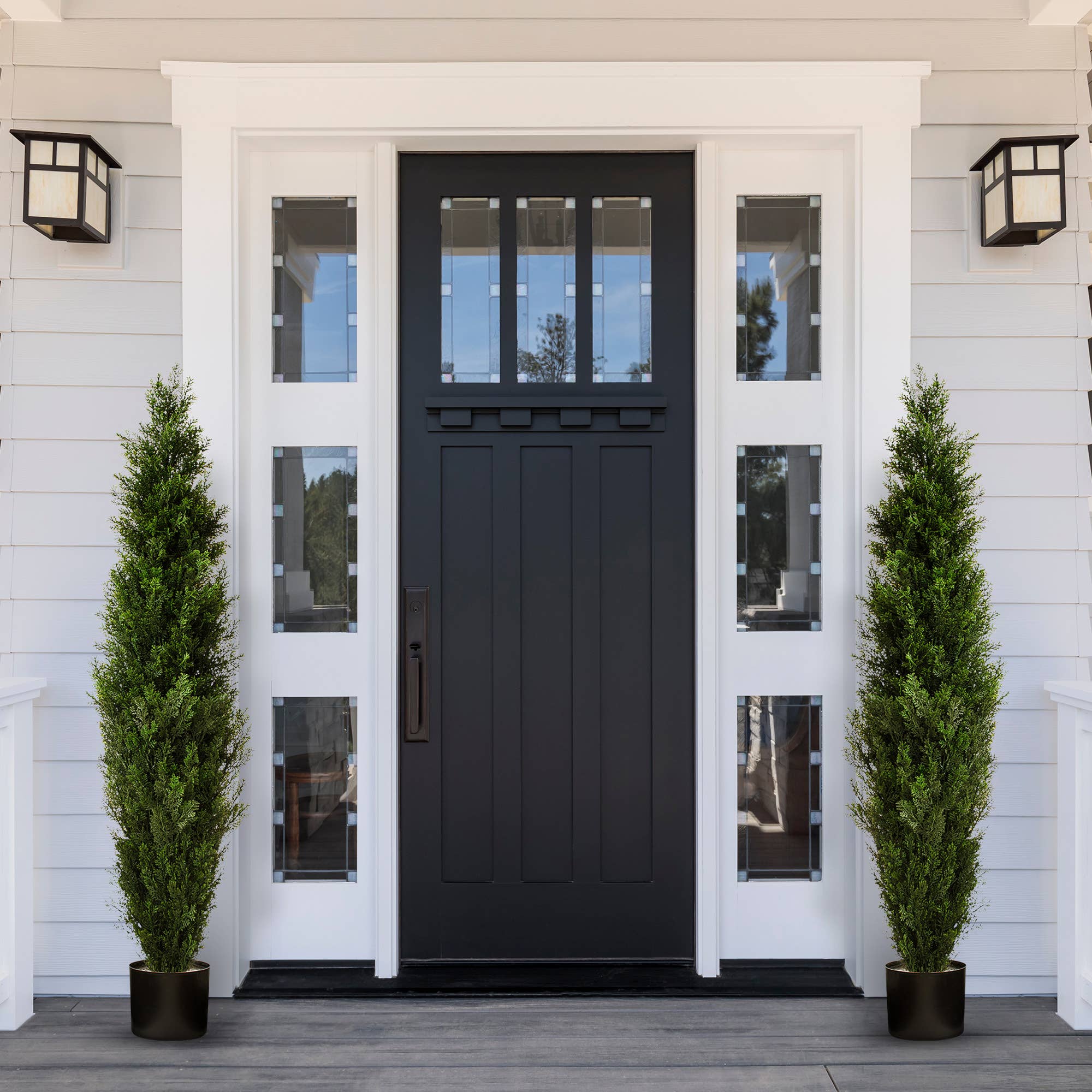 Forever Leaf - Wholesale Artificial Plant - (2 Pack) 48” Artificial Cedar Boxwood Topiary Tree6