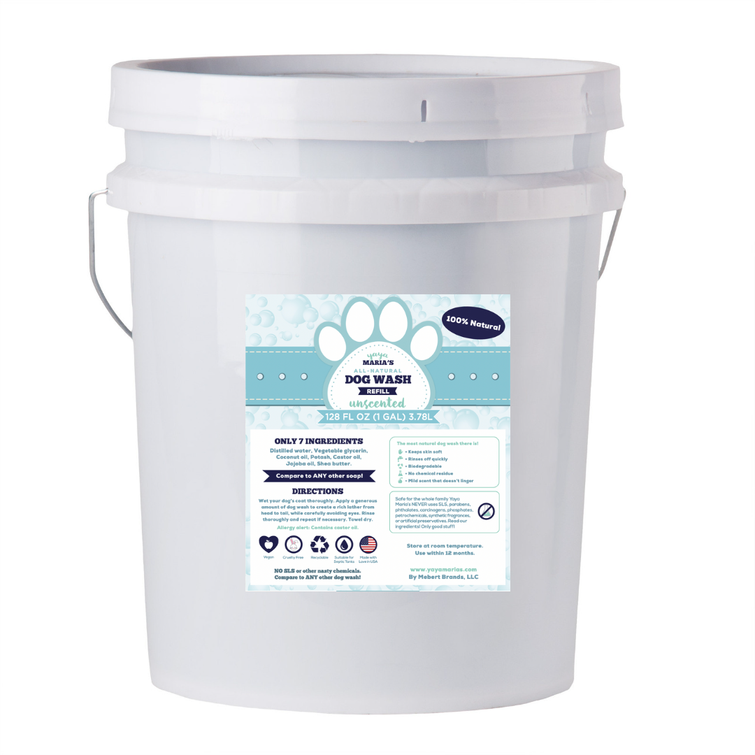 Yaya Maria's - Wholesale Pet Shampoo - Dog - Natural Dog Wash 5 Gal Bulk Refill1