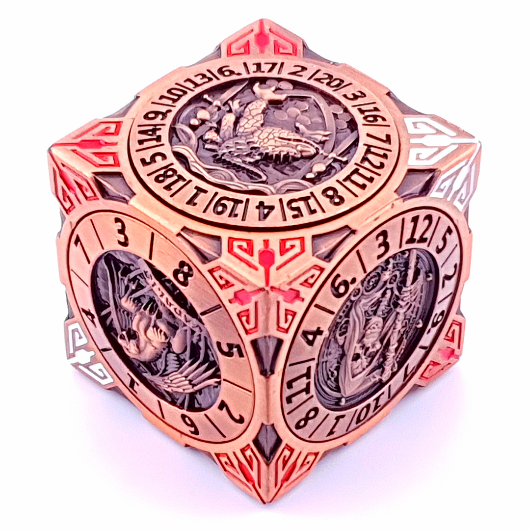 Tabletop Dominion Limited - Wholesale Dice - Talisman of Fate | Dice Spinner | Gold2