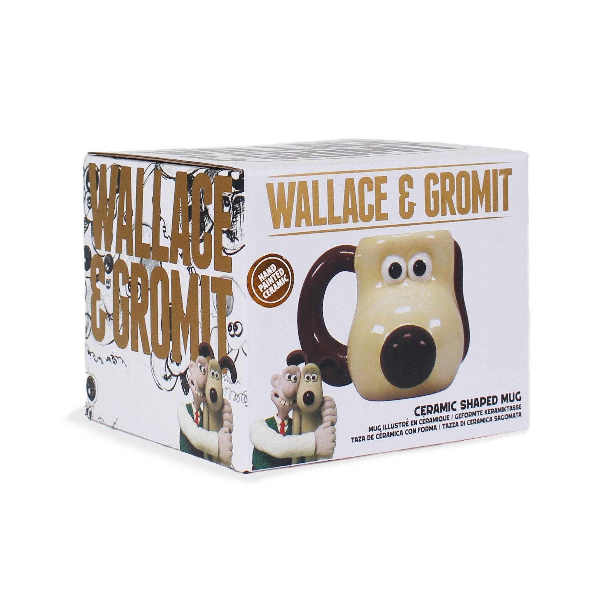 Half Moon Bay - Vendita all'ingrosso Tazza - Tazza in ceramica a forma di Gromit Wallace & Gromit3