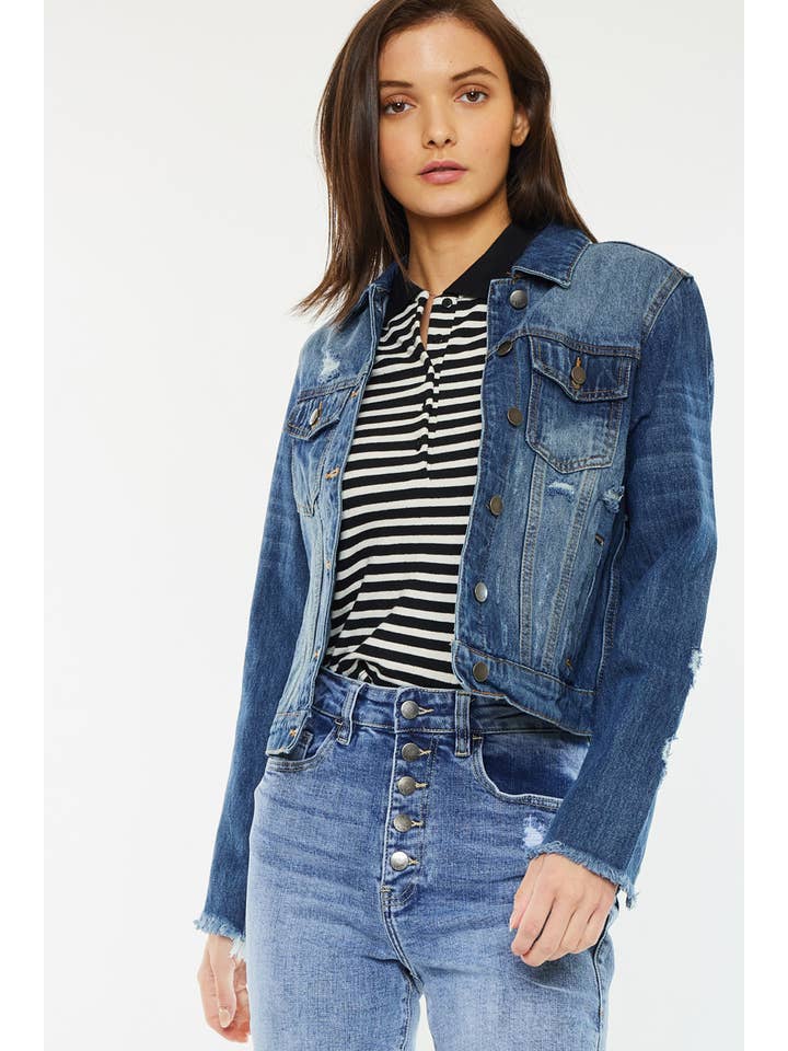 Nature Denim - Wholesale Denim Jacket - Women's - NT2097DD1