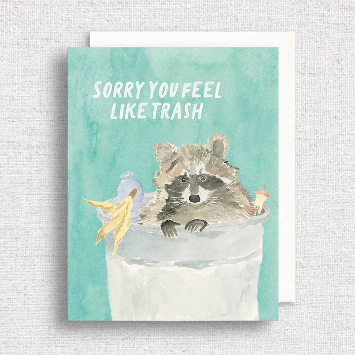 Get Well Greeting Card | Sorry You Feel Like Trash Card and other Purchase Wholesale gerwing pflaster. Free Returns & Net 60 Terms on Faire trending on Faire.
