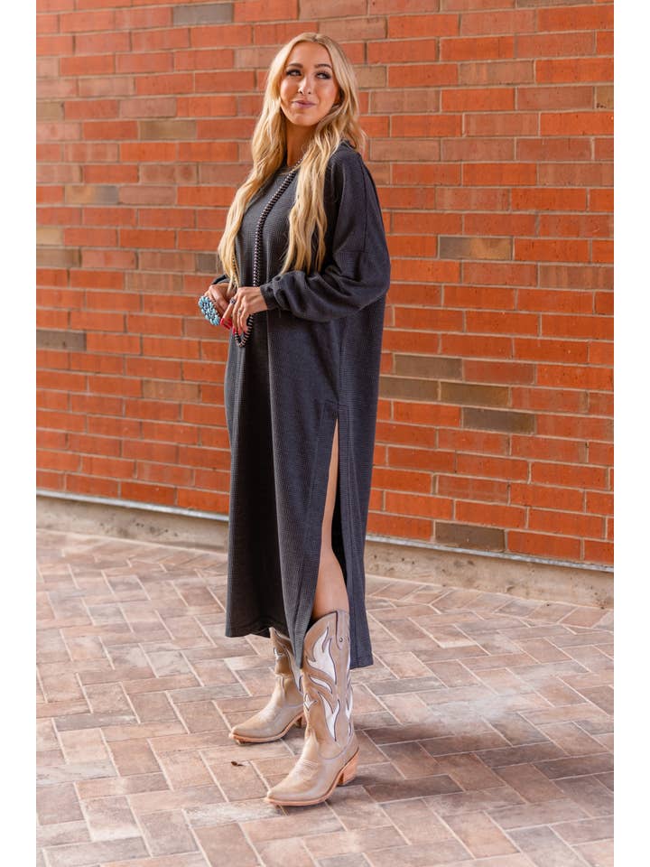 Dear Scarlett - Wholesale Cardigan - Women's - Waffle Knit Thermal Duster1