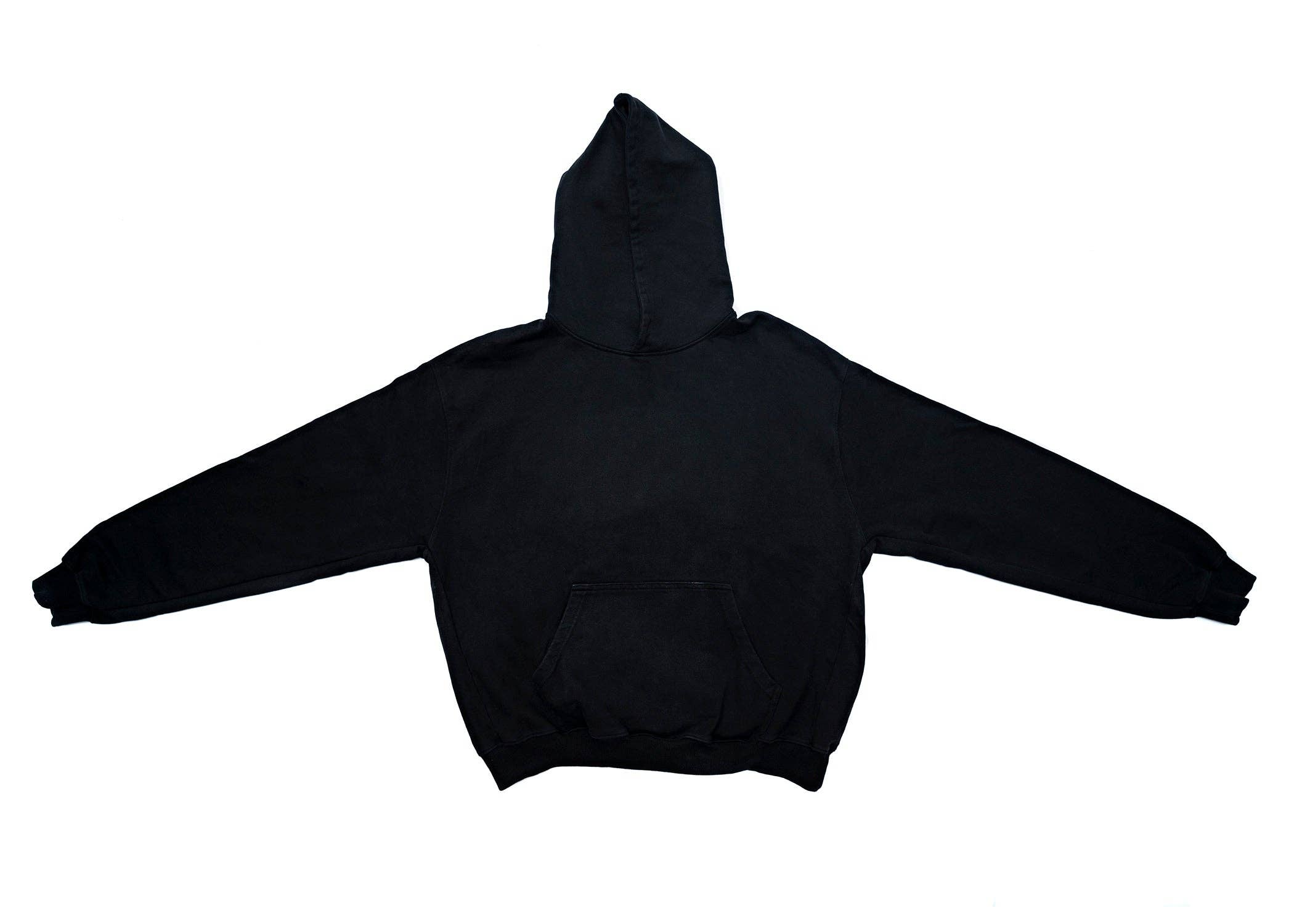 saintbranco – wholesale Hoodie – Men's – Heavyweight Black Hoodie2
