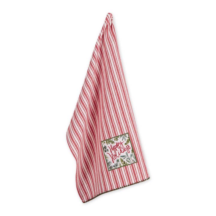 Design Imports - Vendita all'ingrosso Strofinacci - Strofinaccio decorato Happy Holidays1