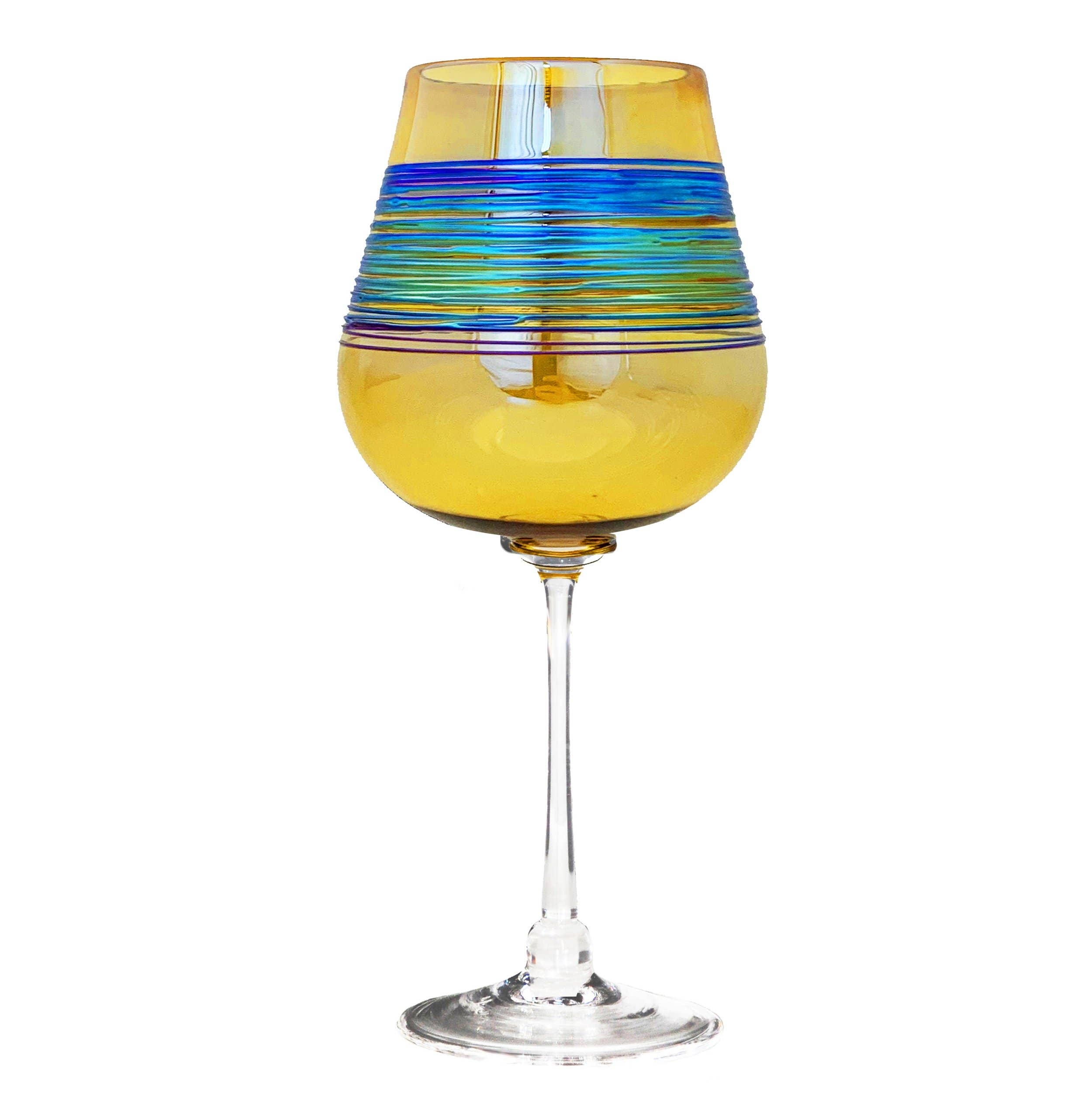 Romeo Glass – Großhandel Cocktail-/Schnapsglas – Goldener Regenbogen gesponnen6