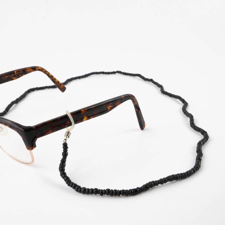 Pineapple Island - Wholesale Sunglasses/Eyeglasses Strap - Unisex - Pecatu Wood Bead Sunglass Chain1