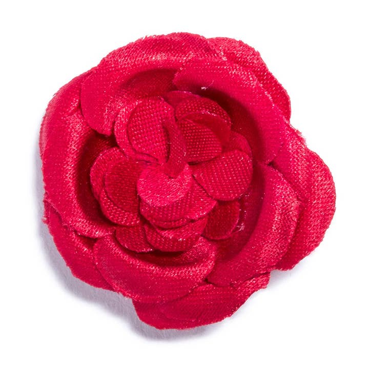 Hot Fire Small Lapel Flower for wholesale by Hook & Albert