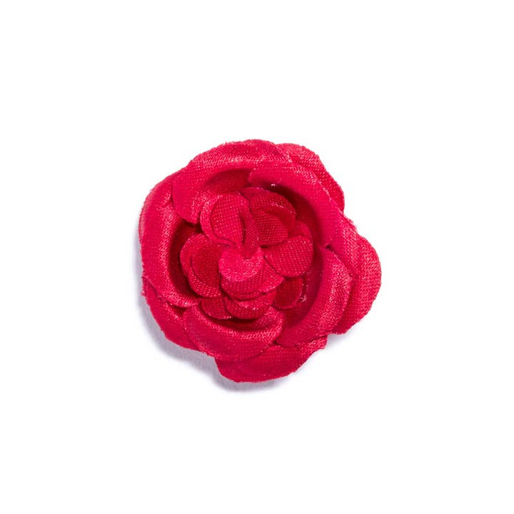 Hot Fire Small Lapel Flower for wholesale by Hook & Albert
