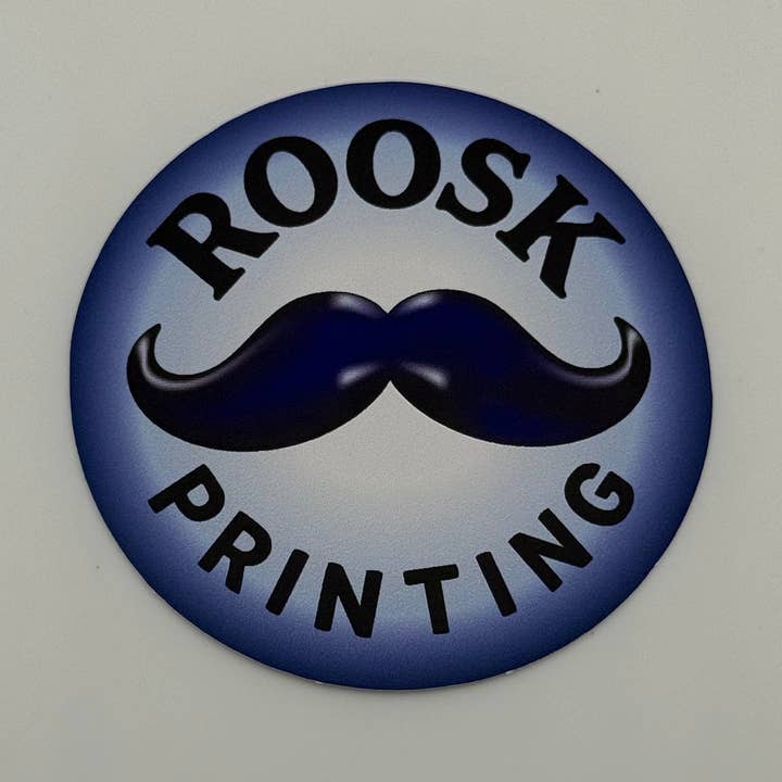 Autocollants découpés en cercle pour la vente par Roosk Printing