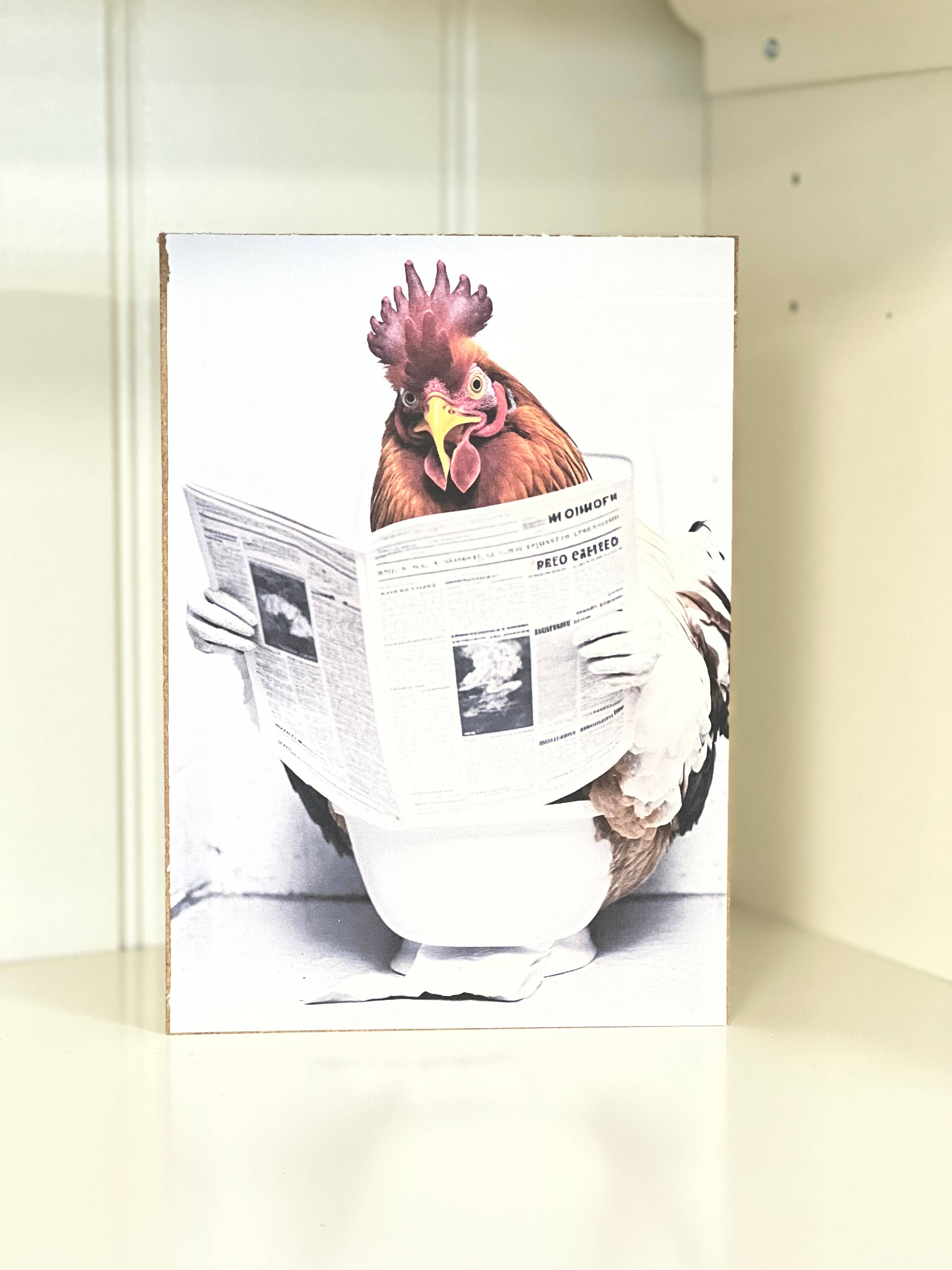 Thompsons Handmade Country LLC - Vendita all'ingrosso Cartelli da bagno - Cartelli umoristici per bagno con animali1