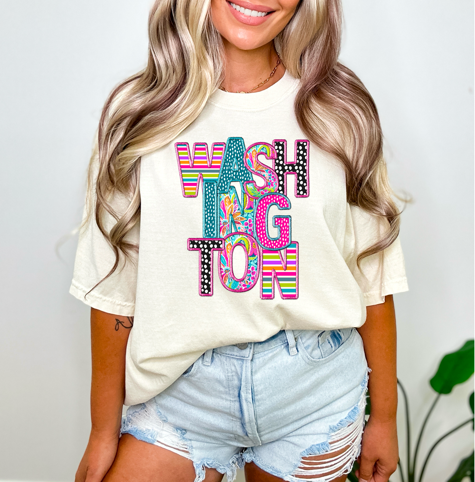 Simple Tymes - Wholesale Sublimation Transfer - Bright States Faux Embroidery DTF Print45