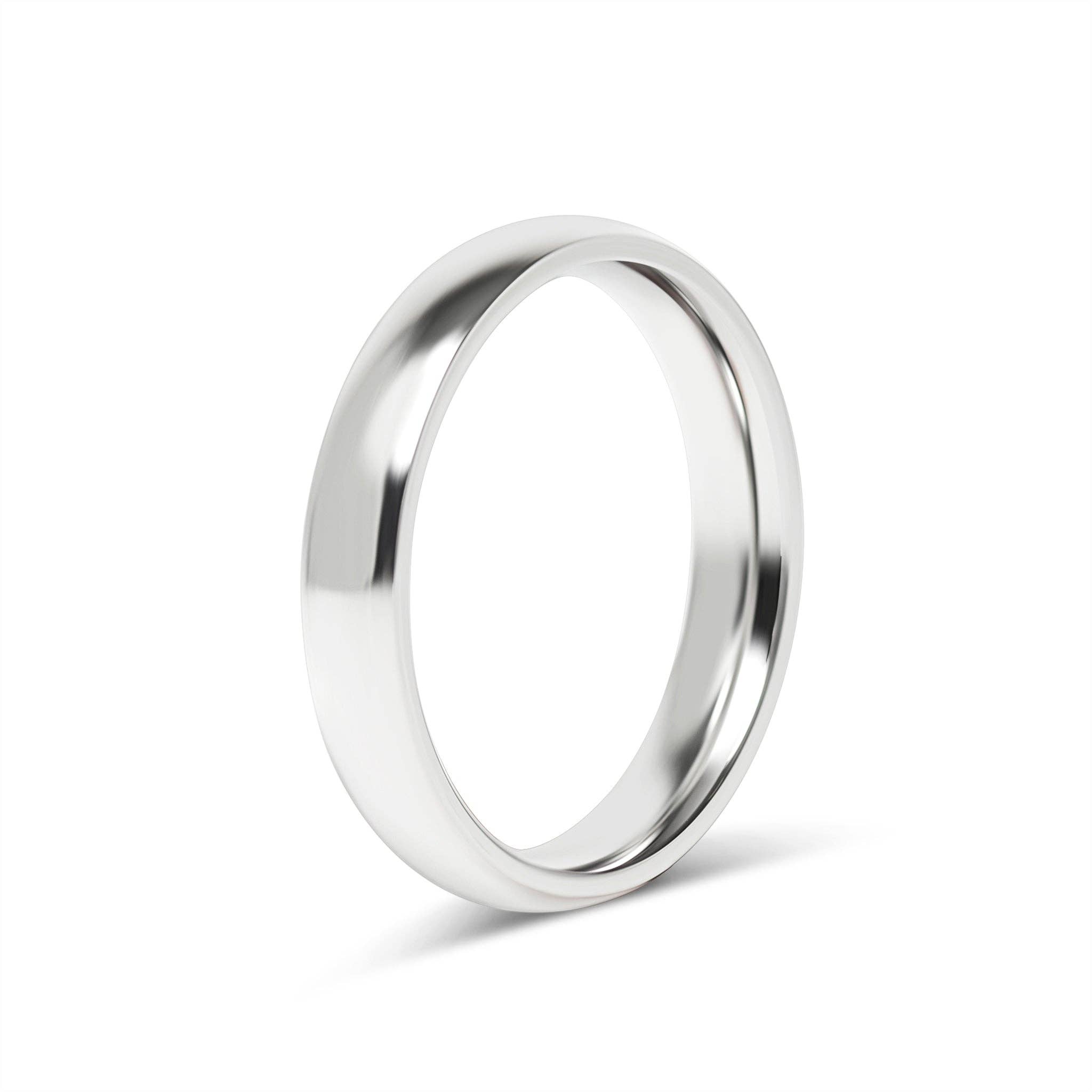 WJW - Wholesale Band/Stacked Ring - Highly Polished Rounded Stainless Steel Blank Ring 2mm - 6mm4