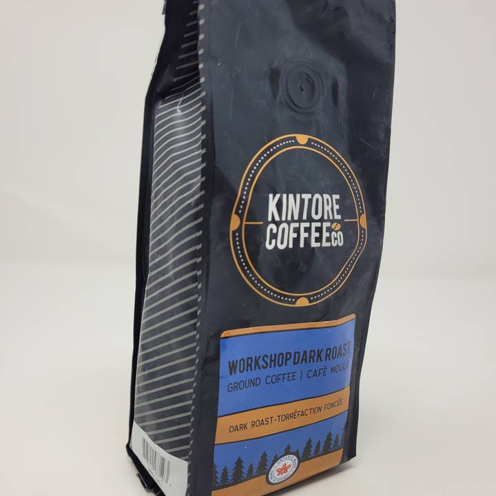 Workshop Dark Roast Ground for wholesale by Kintore Coffee Co