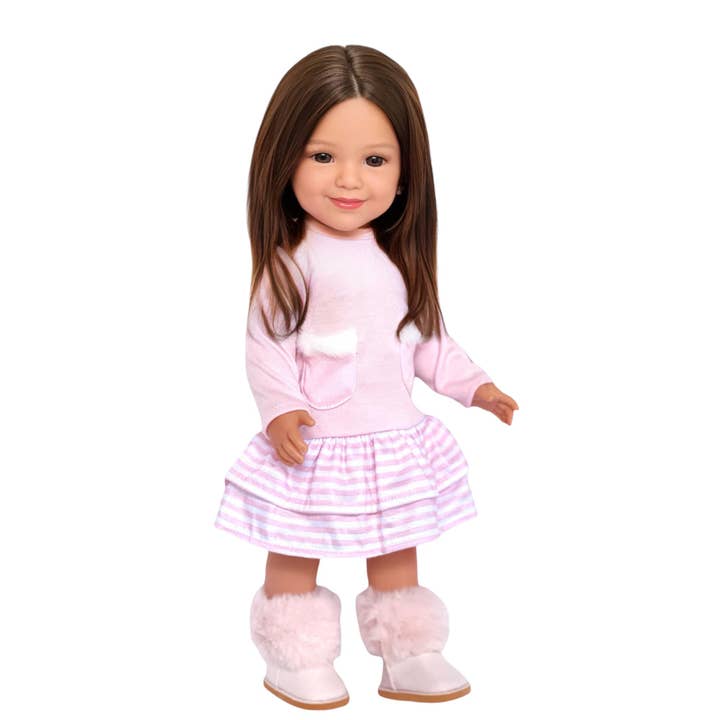Ann Lauren Dolls and Kennedy and Friends - Wholesale Doll - Kids - Rosalieâ„¢: Embodied Elegance of an 18-Inch Doll- Boxed