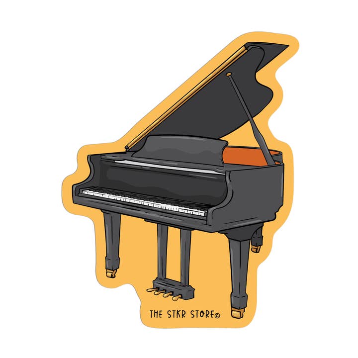 Girls Printing House - Wholesale Sticker - Piano Instrument Textured Stickers0