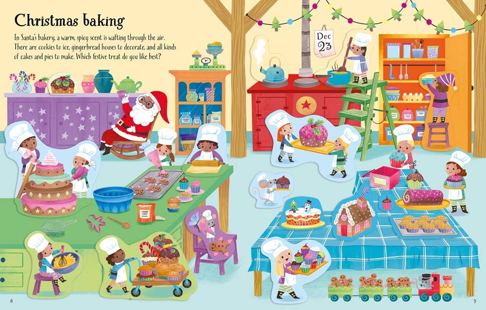 HarperCollins - Wholesale Coloring & Activity Book - Kids & Baby - First Sticker Book Christmas : Usborne5