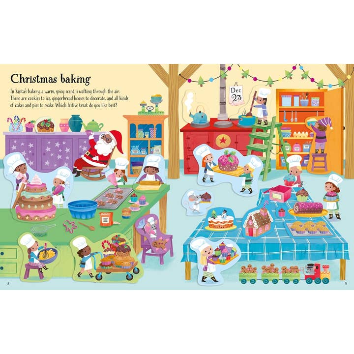 HarperCollins - Wholesale Coloring & Activity Book - Kids & Baby - First Sticker Book Christmas : Usborne5