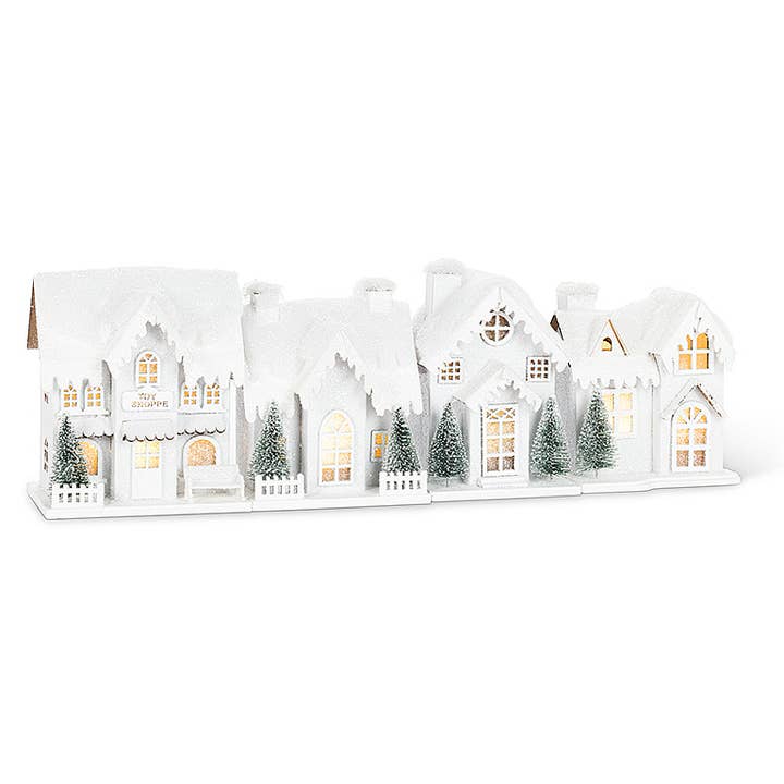 Abbott - Wholesale Christmas Decoration - Sm Snowy Toy Shop w/LED-3.5x5"W