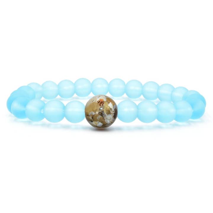 Indossa un vero pezzo di Lake Erie - Turquoise Bay per la vendita all'ingrosso da parte di Homes Bracelets