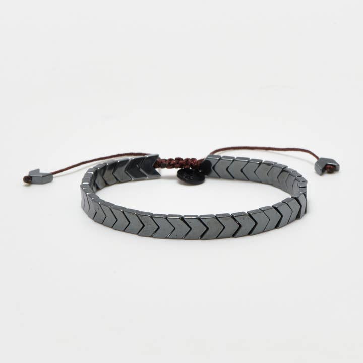 Arrow Hematite Bracelet for wholesale by ISLA IDA