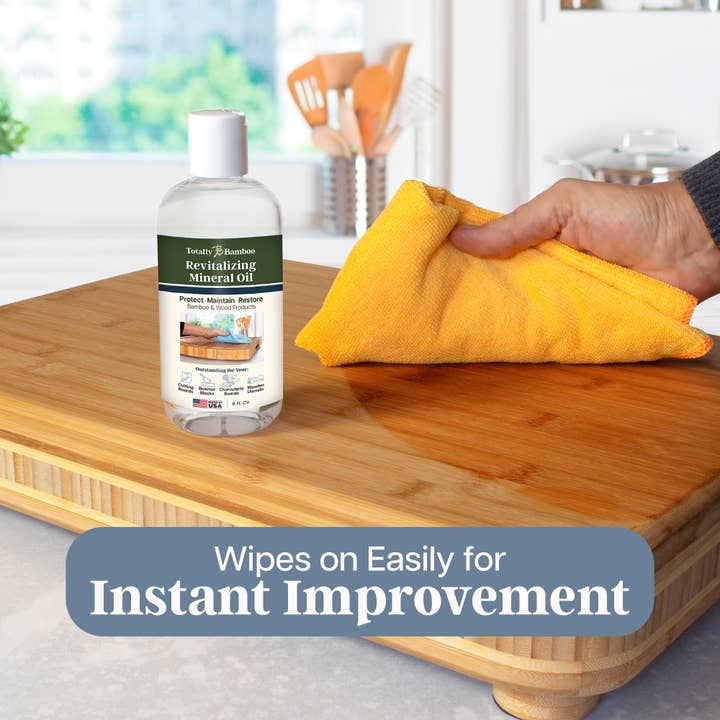 Totally Bamboo - Vente Planche à découper - Huile minérale revitalisante pour planches à découper, 8 oz (237 ml)2