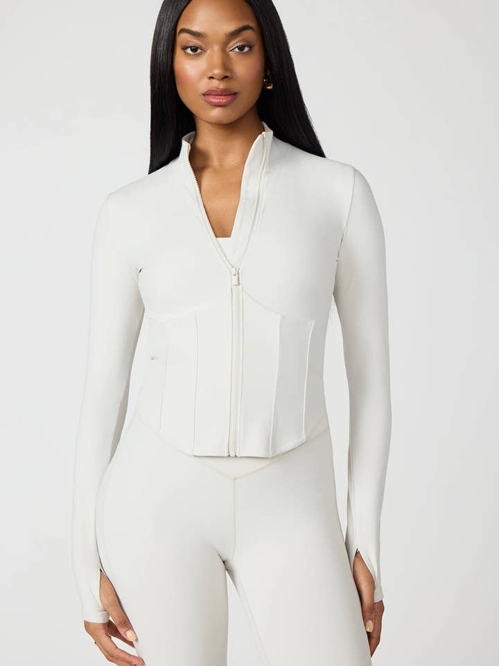 Sculpt Corset Full Zip - Moonbeam for wholesale by MPG