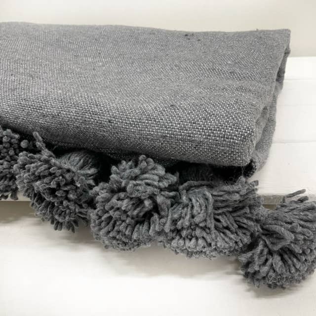 ByBazz - Wholesale Bedding Blanket - Kids & Baby - Pompom Deken Small2