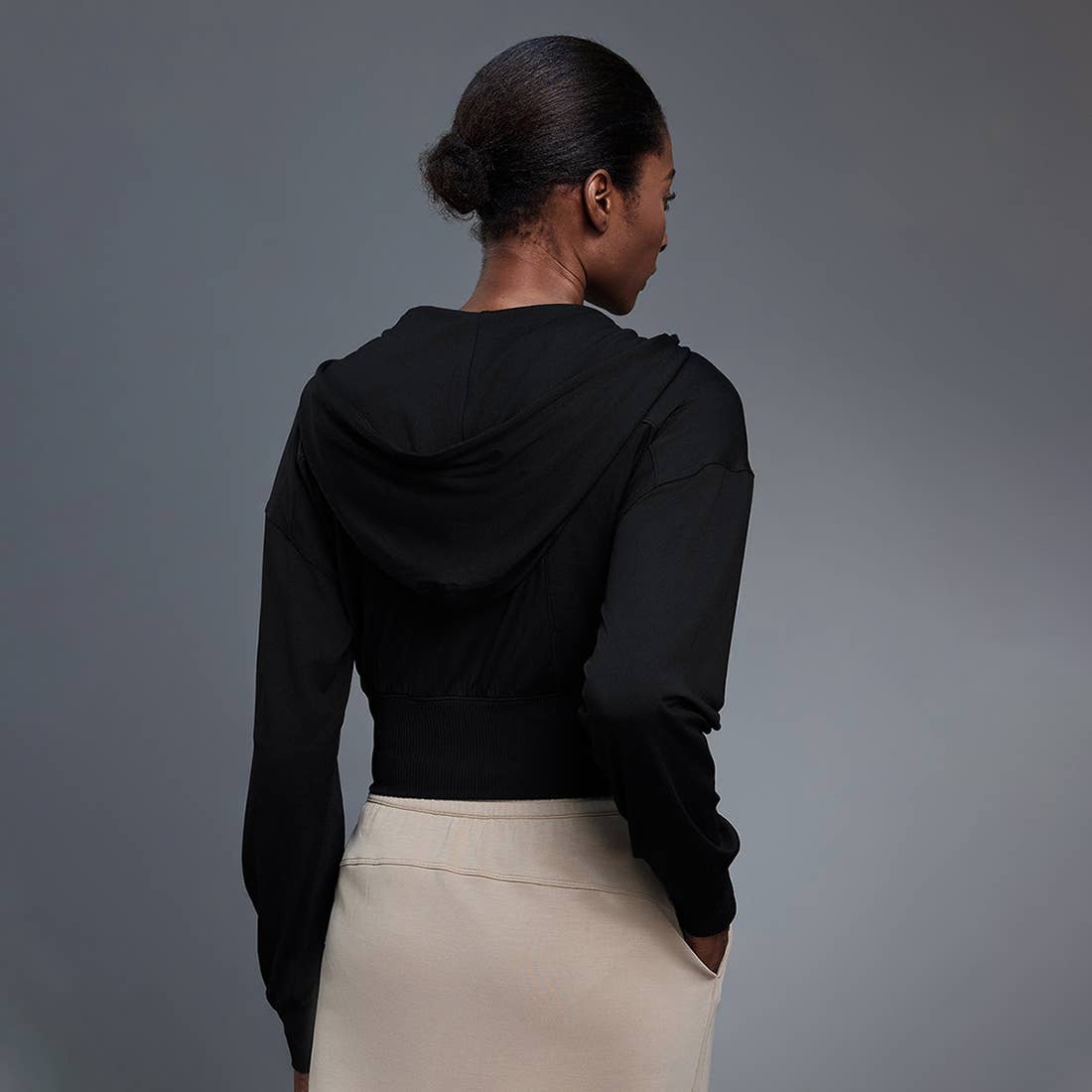 Sodalemon – Casaco de desporto - Mulher por atacado – Casaco Desportivo Aberto com Capuz e Cintura Ajustável para Mulher6