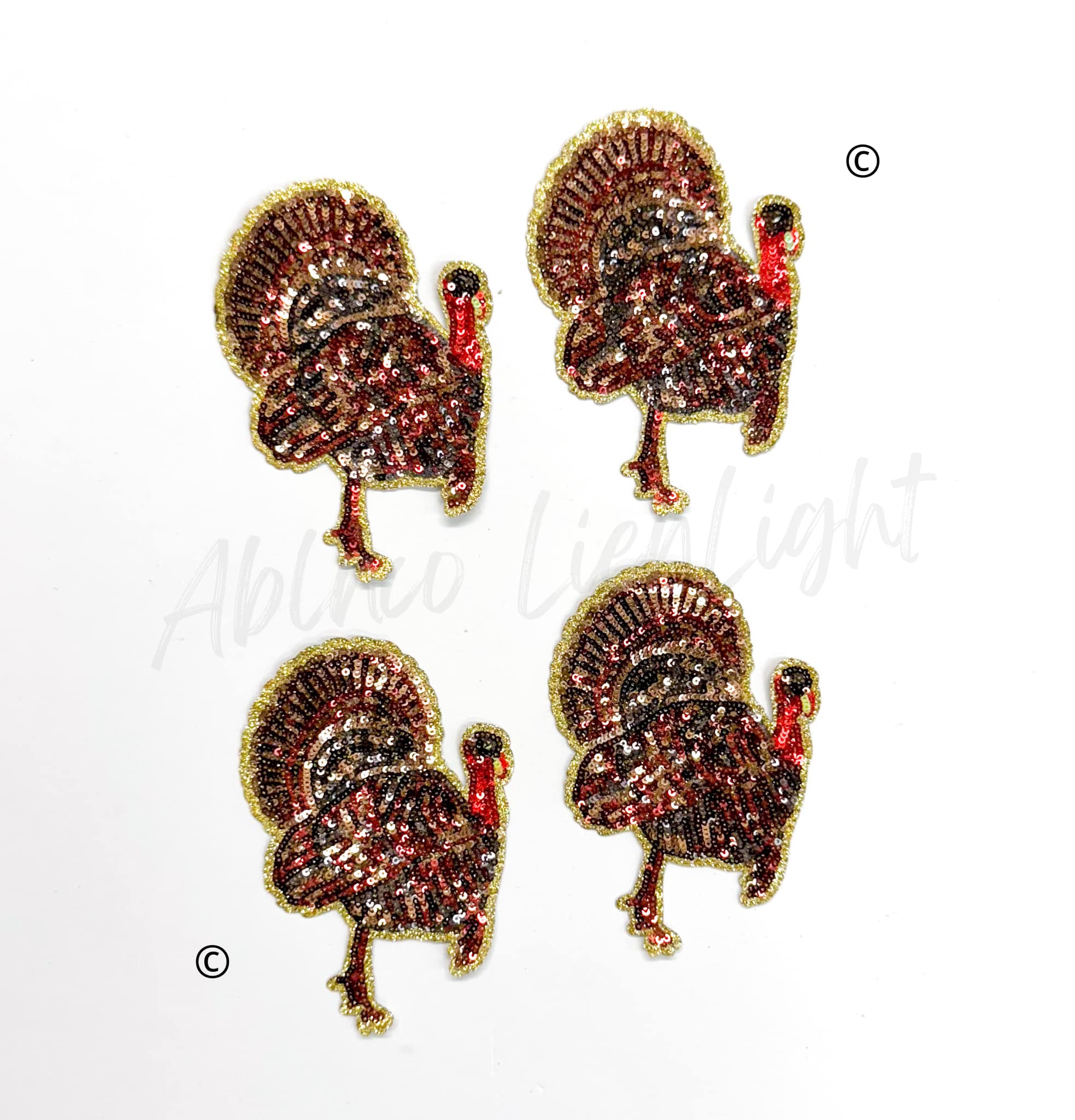 ABLNco - Wholesale Patch - Turkey Hunting Sequin Patch - Small1