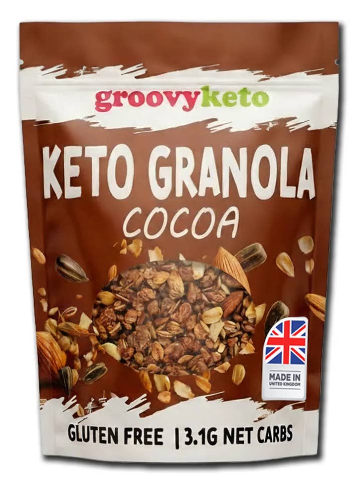 Keto Granola Cocoa - Low Carb Granola | 3.1g Net Carbs | 360g for wholesale by Groovy Keto