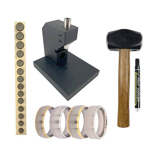Ring Stamping Starter Kit & Ring Stamping Machine for wholesale by WJW