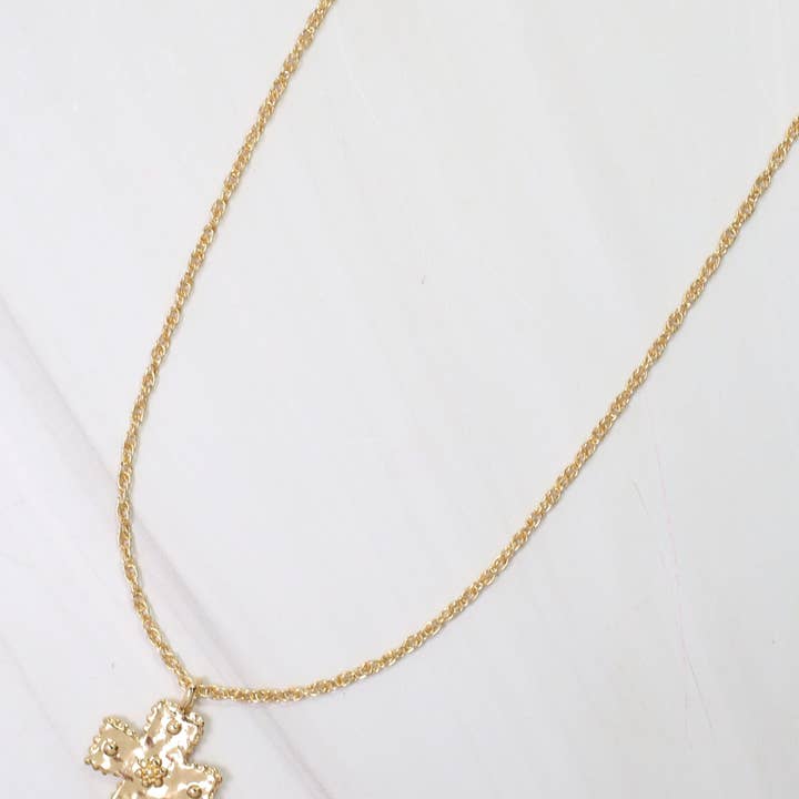 Rexburg Cross Necklace Gold and other Purchase Wholesale rex stifte. Free Returns & Net 60 Terms on Faire trending on Faire.