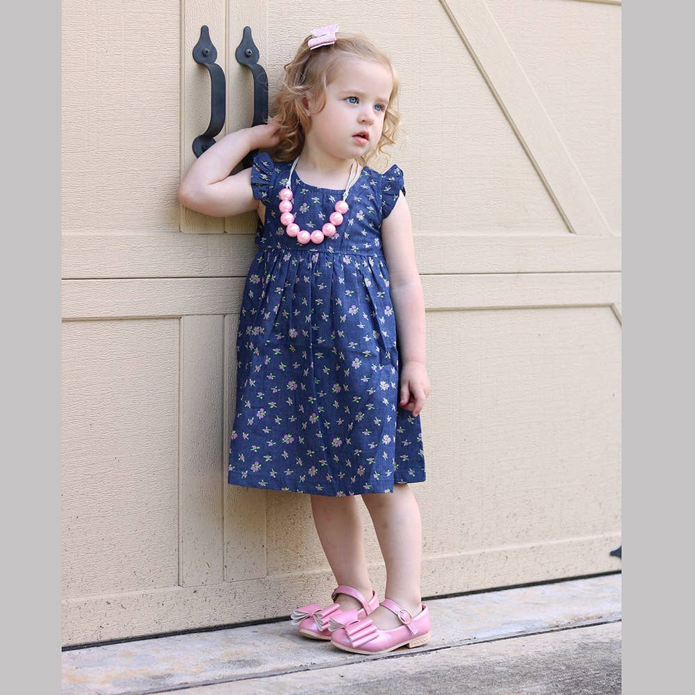 SISSYMINI - Wholesale Dress - Baby - Dragon Flies Open Back Dress for Infants & Toddlers| 898-6167