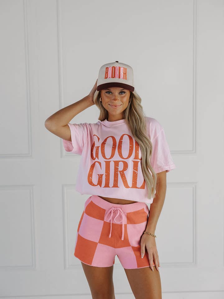 The Babe Co. - Wholesale Screen Printed T-Shirt - Women's - Good Girl Book Graphic T-shirt
