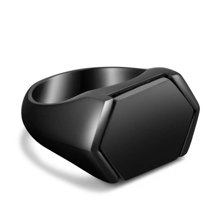 Blackskies - Wholesale Cocktail/Statement Ring - Abyss Ring Matte Black - Black4