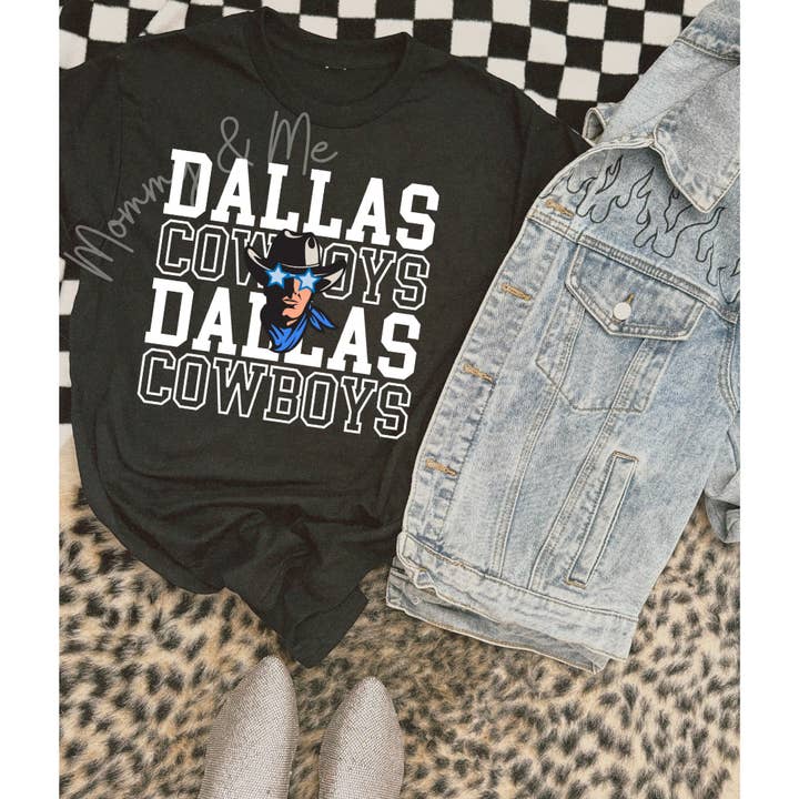 Camiseta Cowboys por atacado de Mommy & Me Boutique