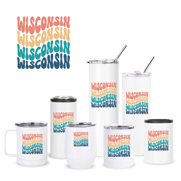 Groovy Wisconsin Isolerade Dryckesvaror för wholesale av Creative Compass